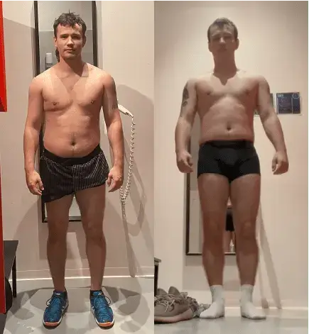 Tab fedt og øg muskelmasse Speitzer Fitness før & efter