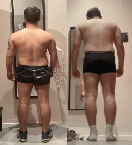 Tab fedt og øg muskelmasse Speitzer Fitness før & efter